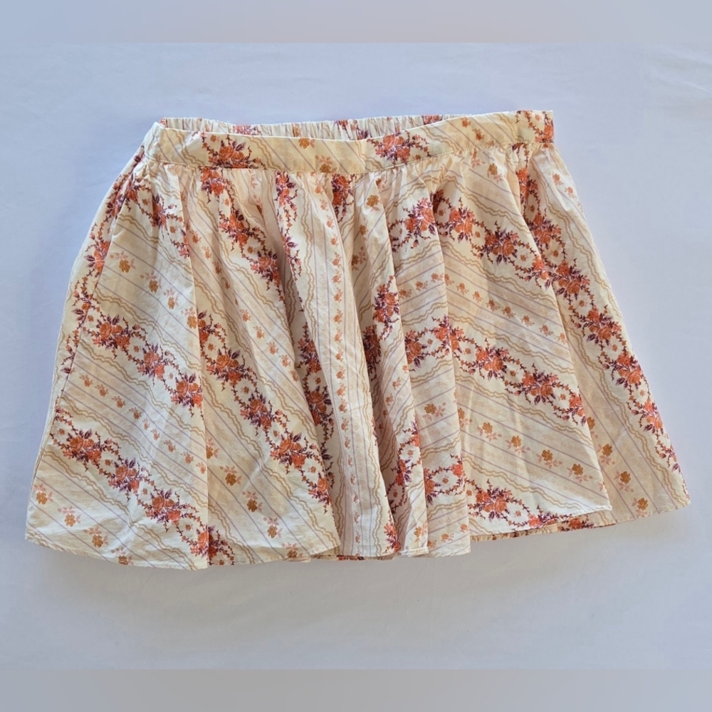 Free People - Gaia Printed Skirt Excellent Condition